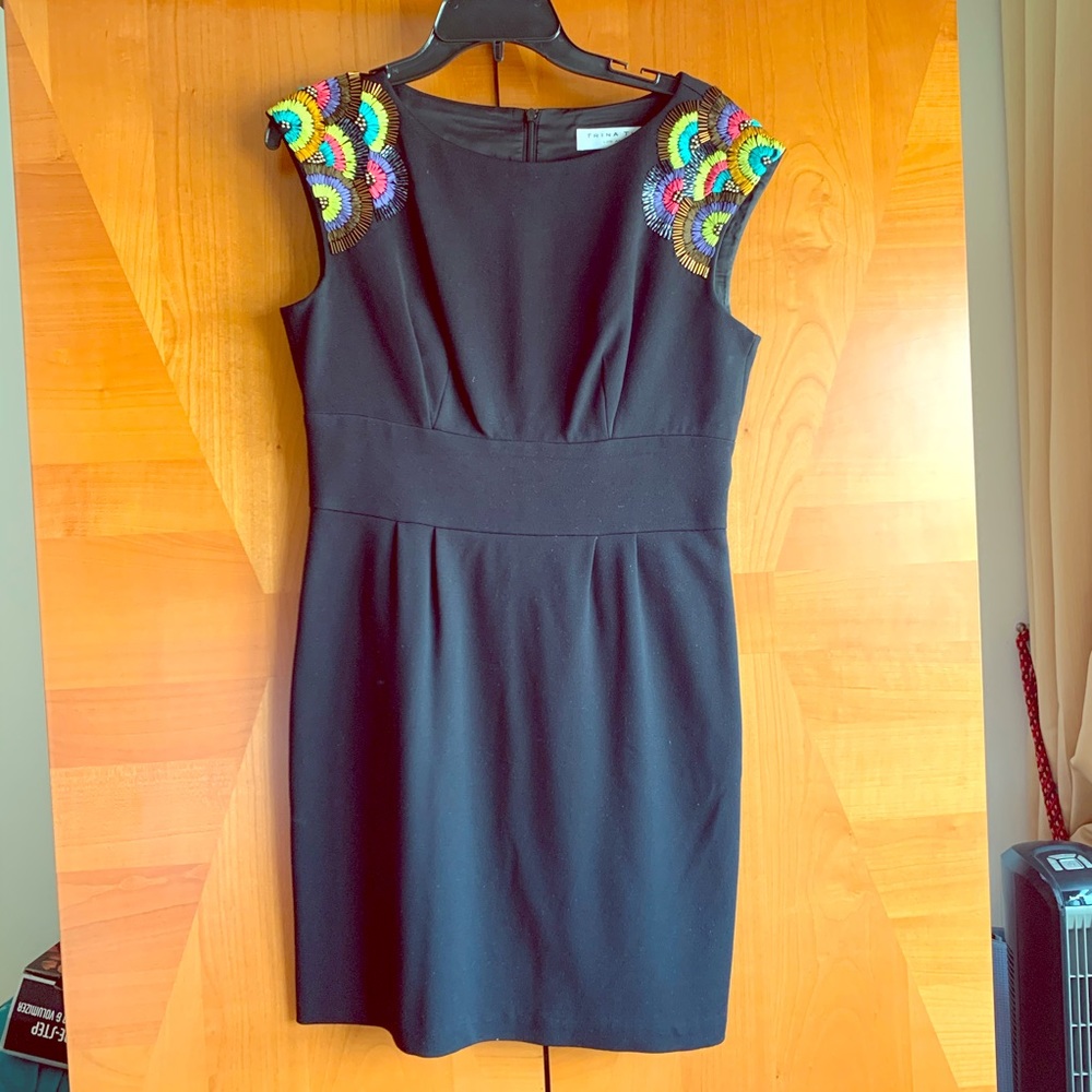 Trina Turks knee length sleeveless dresses